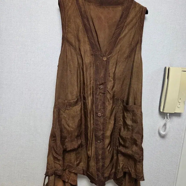 [BUNJANG] Natural Dye Vest / 천연염색 조끼