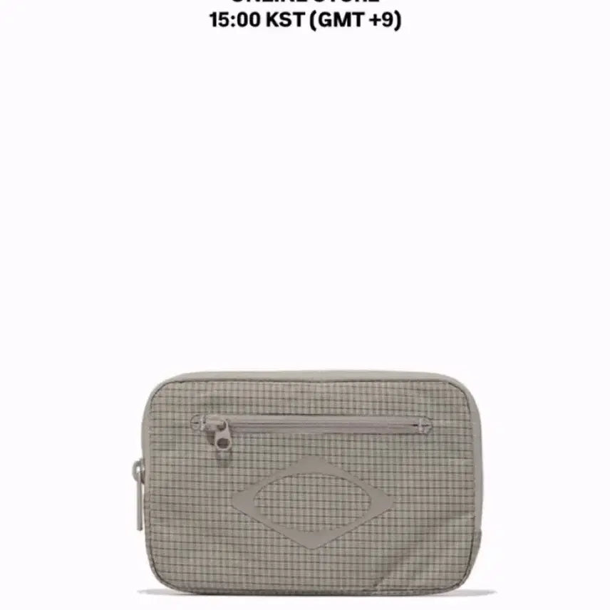 [BUNJANG] Mischief Rhombus Flat Pouch / 미스치프 롬버스 플랫 파우치