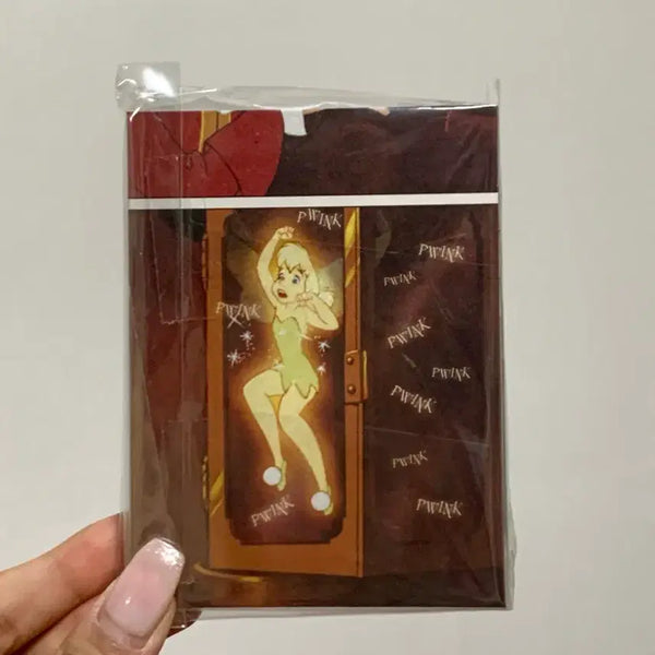 [BUNJANG] Disney Peter Pan Tinkerbell Mini Handmade Notebook / 디즈니 피터팬 팅커벨 다이어리 무지 노트 북바인딩