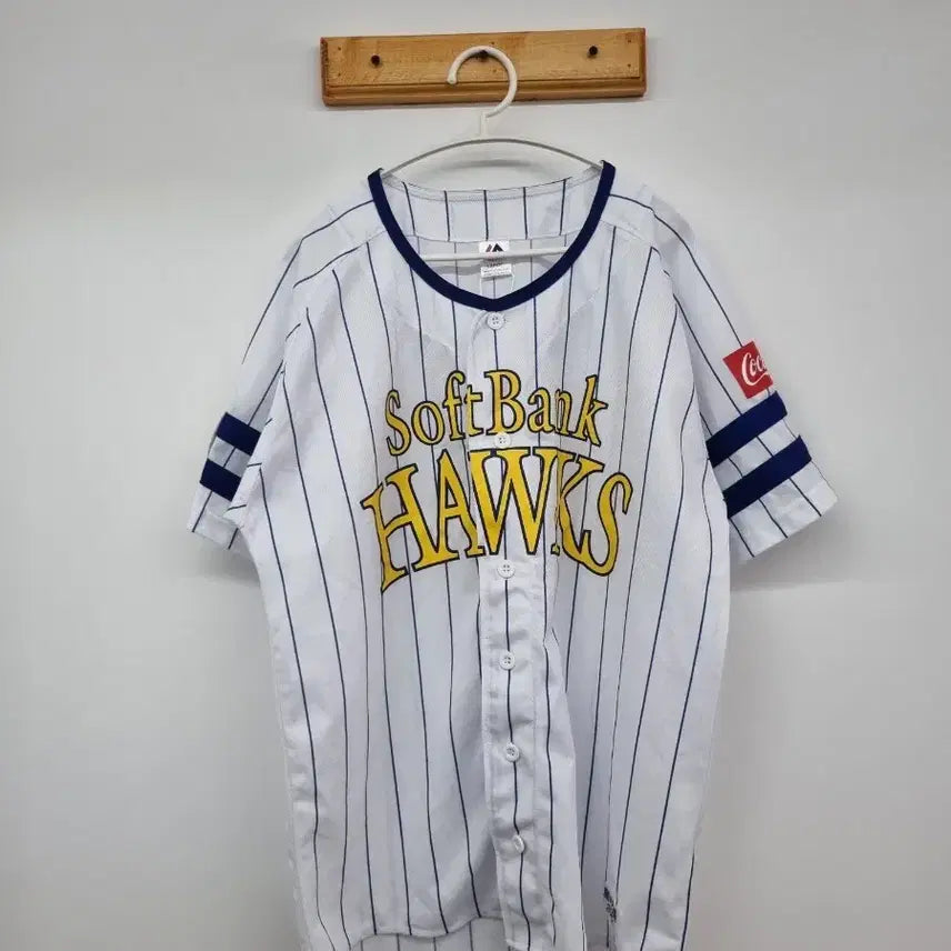 [BUNJANG] Majestic SoftBank Hawks Baseball Jersey L / 마제스틱 소프트뱅크 호크스 야구 유니폼