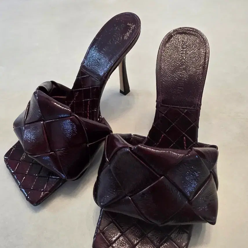 [BUNJANG] Bottega Veneta Mules (Wine) / 보테가베네타 뮬힐 한번착용