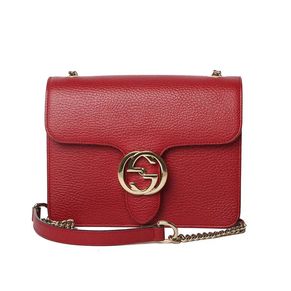 [BUNJANG] Gucci 510304 Interlocking Chain Crossbody Bag Small / 구찌 510304 인터로킹 체인 크로스백 스몰 31074-2