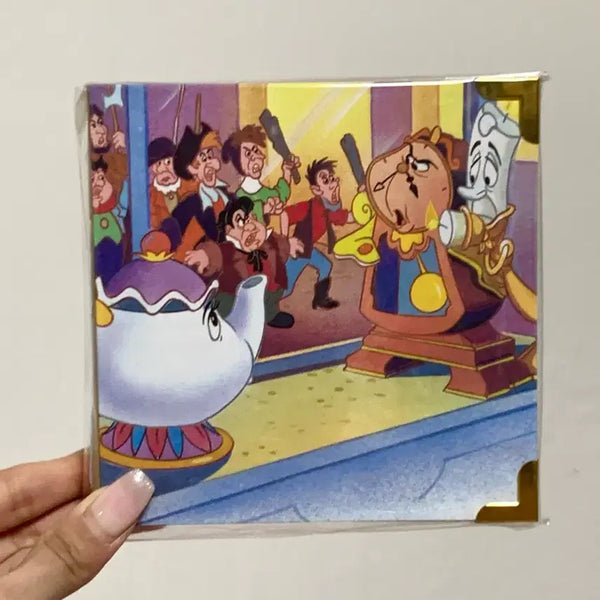 [BUNJANG] Disney Beauty and the Beast Belle Cogsworth Lumiere Mrs. Potts Diary Blank Notebook Bookbinding / 디즈니 미녀와 야수 벨 콕스워스 루미에르 미세스 팟 다이어리 무지 노트 북바인딩