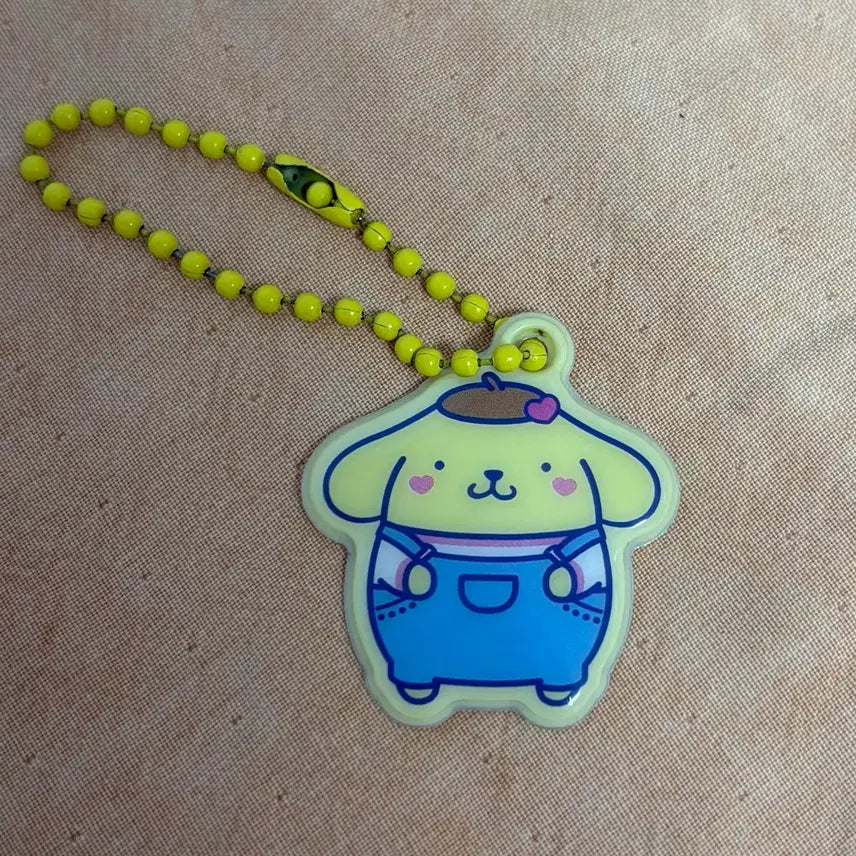 [BUNJANG] Sanrio Lover's Club Pompompurin Keyring / 산리오 러버스 클럽 폼폼푸린 키링