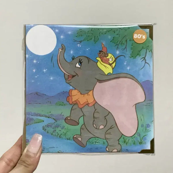 [BUNJANG] Disney Dumbo Timothy Handmade Square Binding Journal / 디즈니 덤보 티모시 다이어리 무지 노트 북바인딩