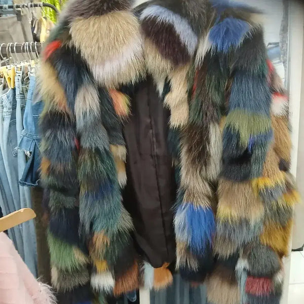 [BUNJANG] Real Fox Fur Coat / 리얼폭스코트