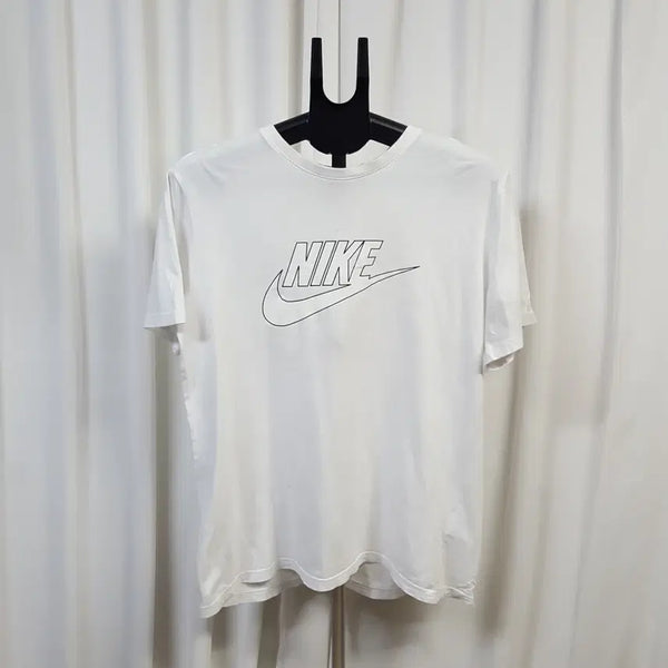 [BUNJANG] Nike Men's Round Neck Short Sleeve T-Shirt White XL / 나이키 남성 라운드넥 반팔 티셔츠 화이트 XL 오일장 0331