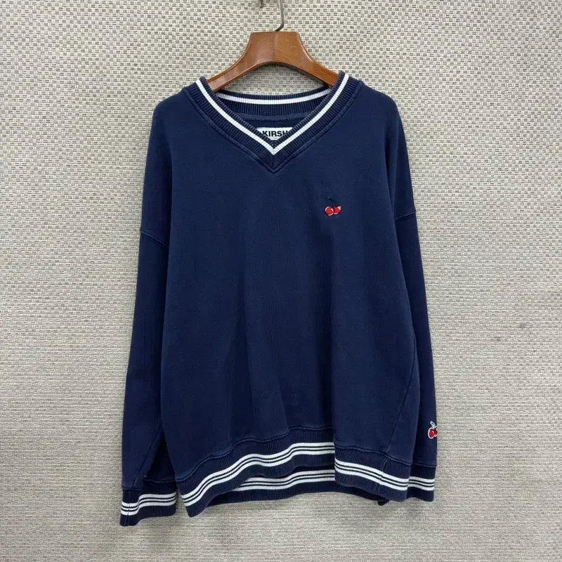 [BUNJANG] Kirsh V-Neck Sweatshirt / 키르시 브이넥 스웻셔츠 맨투맨 1 D02536