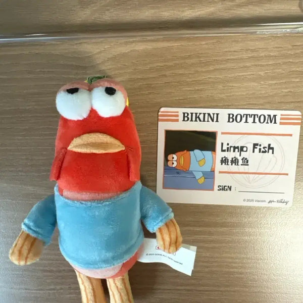 [BUNJANG] Pop Mart SpongeBob Bikini Bottom Limp Fish / 팝마트 스폰지밥 비키니시티 힘빠진물고기 림프피쉬