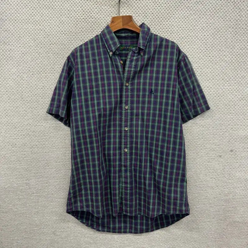 [BUNJANG] Beanpole Oversized Short-Sleeve Shirt 90 / 빈폴 오버핏 반팔 셔츠 90 D02603