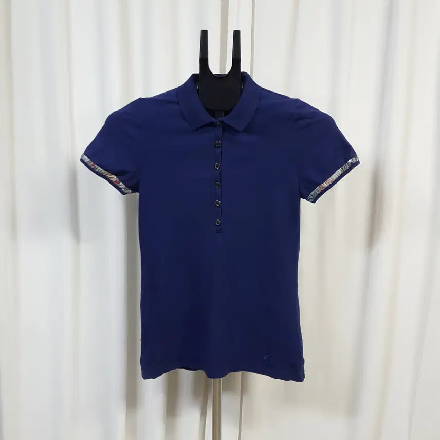 [BUNJANG] Burberry Authentic Women's Short Sleeve Polo T-Shirt Size 90 / 버버리 정품 여성 카라 반팔 티셔츠 90 오일장 0331