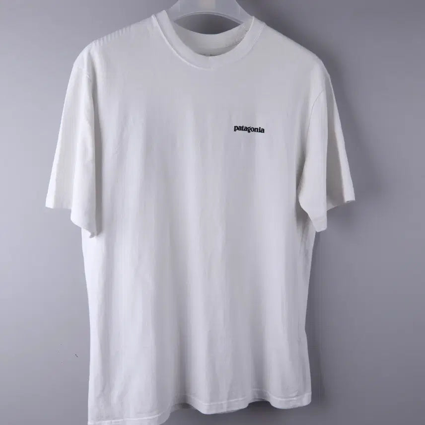 [BUNJANG] Patagonia P-6 Logo Short Sleeve T-Shirt White / 파타고니아 P-6 반필 티셔츠 화이트 39174SP19 (S)