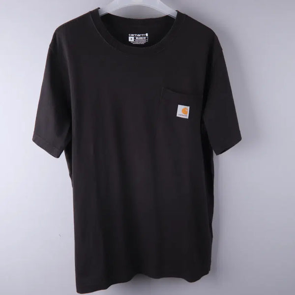 [BUNJANG] Carhartt Pocket Short Sleeve T-Shirt Black (M) / 칼하트(CARHARTT) 포켓 반팔 티셔츠 블랙 (M)