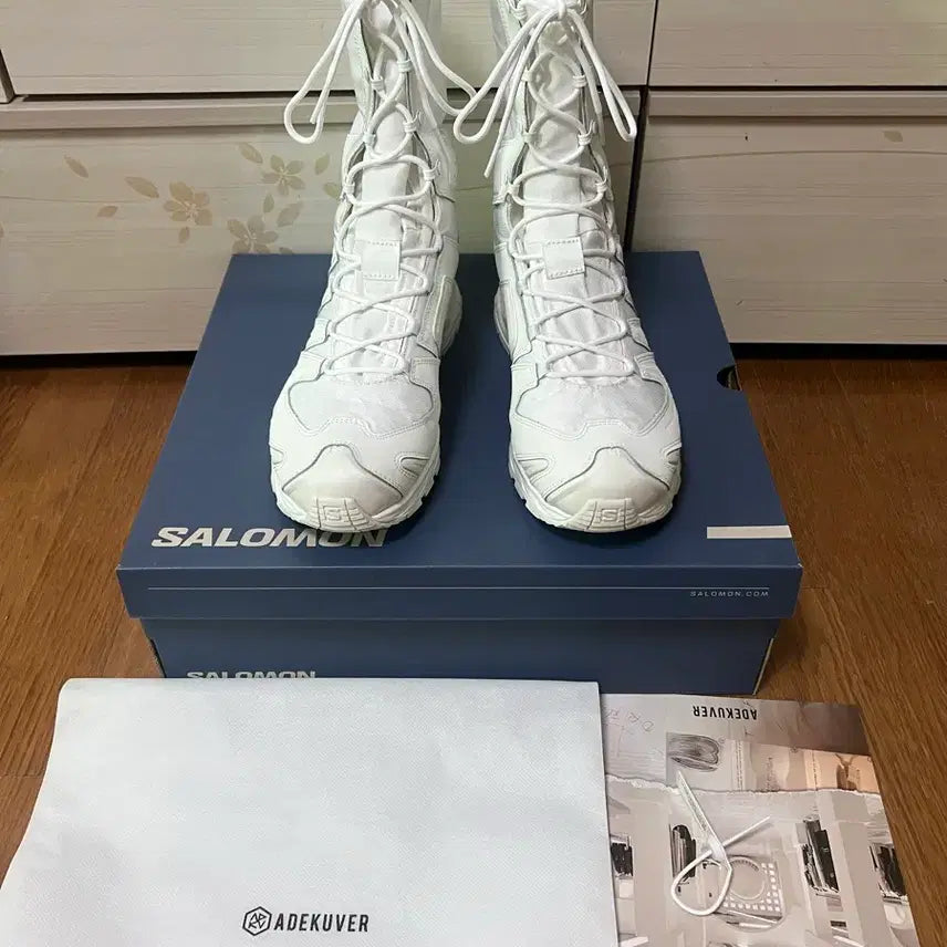 [BUNJANG] Salomon x L'art de l'argenterie XA Jungle White Sneakers / [290] 살로몬x리에르 xa 정글 화이트