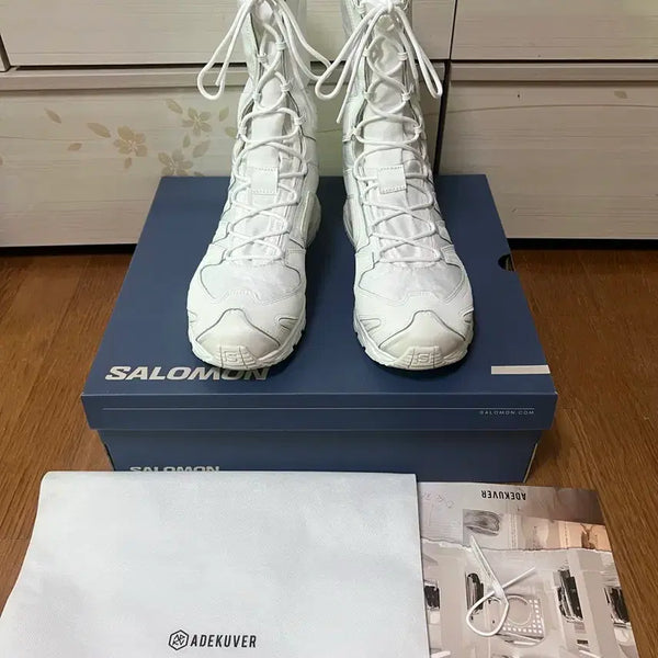 [BUNJANG] Salomon x L'art de l'argenterie XA Jungle White Sneakers / [290] 살로몬x리에르 xa 정글 화이트
