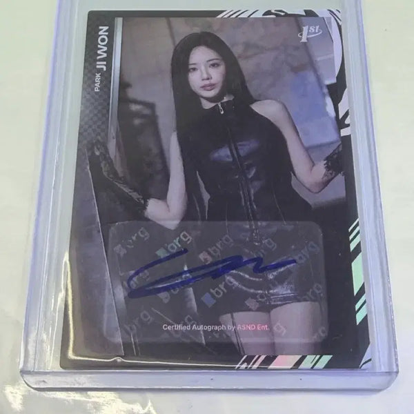 [BUNJANG] fromis_9 Park Ji-won Autographed Card / 테레카 프로미스나인 박지원 오토카드