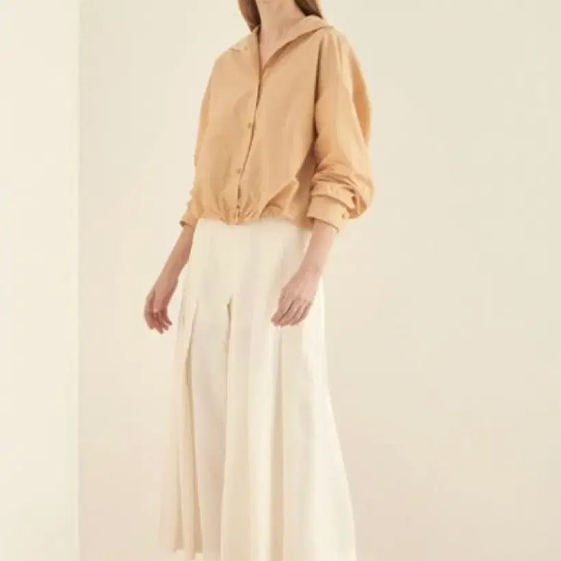 [BUNJANG] The Cashmere Drawstring Shirt Jacket 2022 / 더캐시미어 드로우스트링 셔츠자켓 22년제품