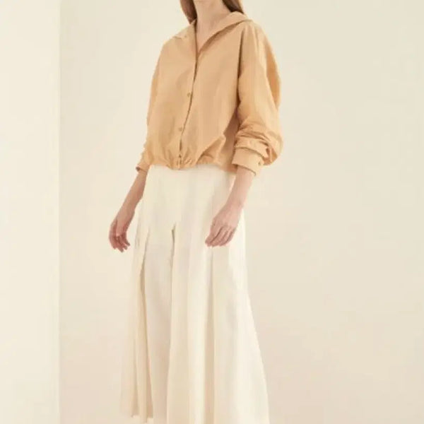 [BUNJANG] The Cashmere Drawstring Shirt Jacket 2022 / 더캐시미어 드로우스트링 셔츠자켓 22년제품