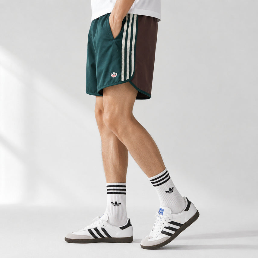 [BUNJANG] Adidas x CLOT Sprinter Shorts Green Knight Brown (Men's 29-30) / [새상품/S] 아디다스 x 클랏(CLOT) 스프린터 쇼츠 그린나이트 브라운 (남성 29~30)