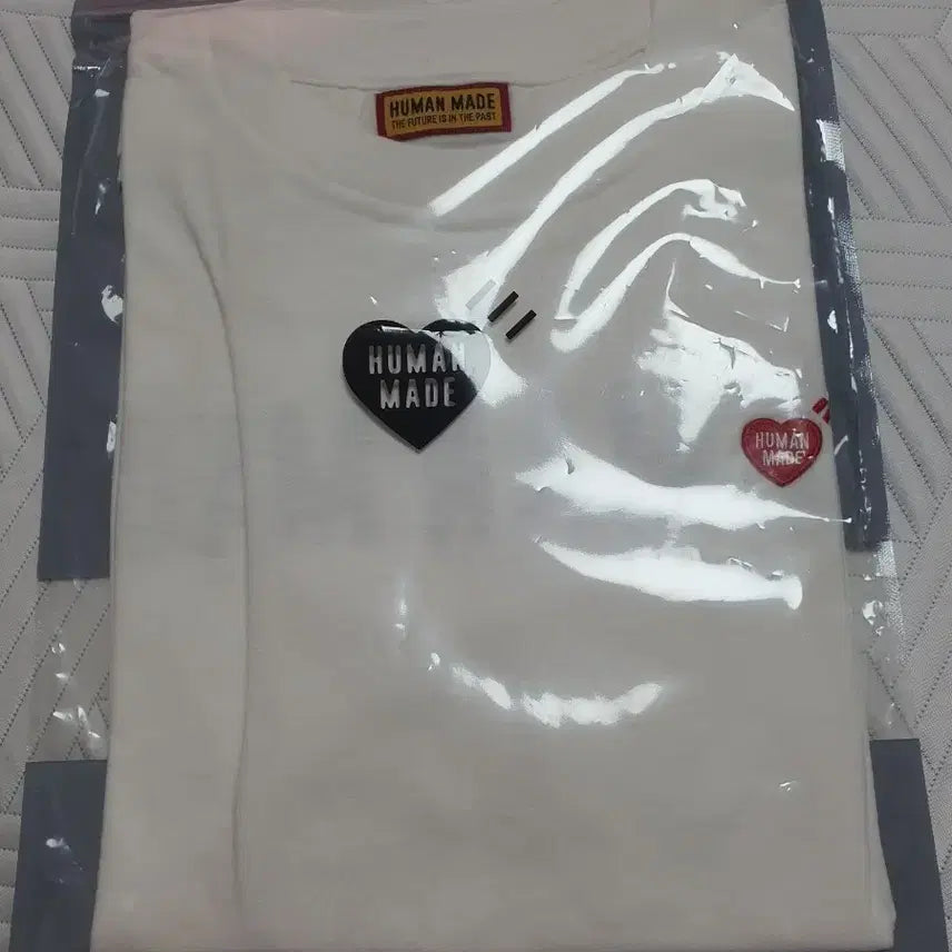 [BUNJANG] Human Made Short Sleeve T-Shirt White XL / 휴먼메이드 반팔티 화이트xl