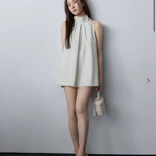 [BUNJANG] SIehe Vellin Halterneck Tie Blouse Mint S / 시에 벨린 홀터넥 타이 블라우스 민트 S