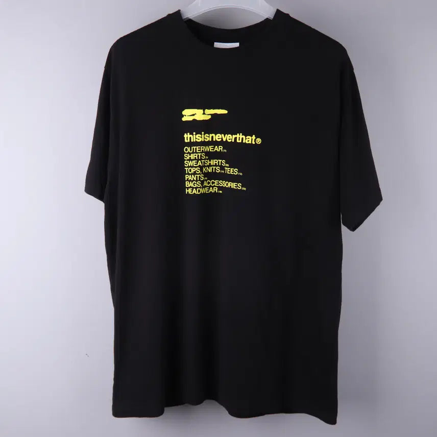 [BUNJANG] thisisneverthat TNT Collection Tee Black / 디스이즈네버댓 티셔츠 TNT Collection Tee Black (L)