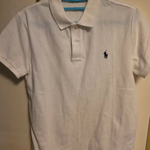 [BUNJANG] Polo Ralph Lauren Short Sleeve Polo Shirt White / 폴로 랄프로렌 반팔 카라티 화이트