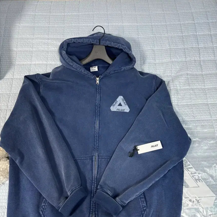 [BUNJANG] Palace Pigment Wash Hooded Zip-Up Navy XXL / 새상품) 팔라스 피그먼트 워시 후드 집업 XXL 네이비
