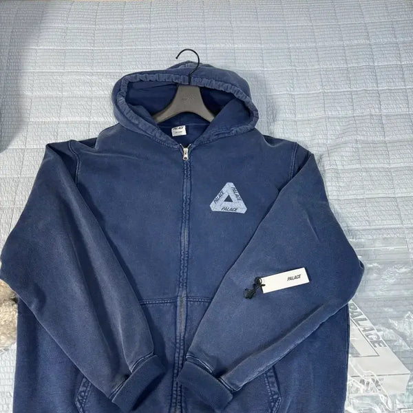 [BUNJANG] Palace Pigment Wash Hooded Zip-Up Navy XXL / 새상품) 팔라스 피그먼트 워시 후드 집업 XXL 네이비