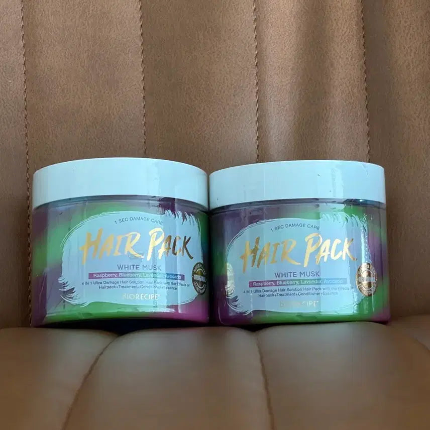 [BUNJANG] Bio Recipe Hair Pack Marble White Musk (2-Pack) / 바이오레시피 헤어팩 마블 화이트머스크 2개