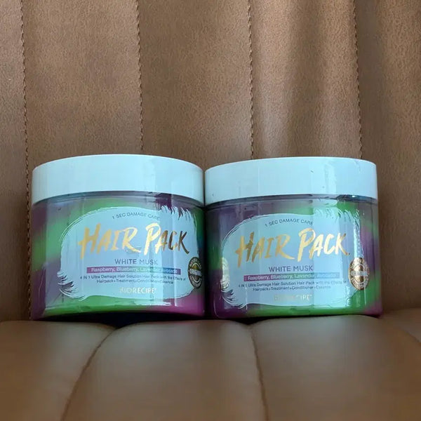 [BUNJANG] Bio Recipe Hair Pack Marble White Musk (2-Pack) / 바이오레시피 헤어팩 마블 화이트머스크 2개
