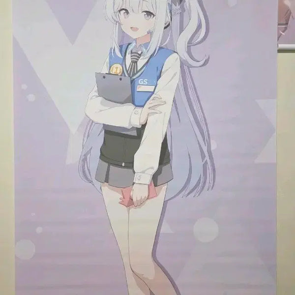 [BUNJANG] Blue Archive GS25 Collaboration Miyako A2 Tapestry / 블루아카이브 GS25 콜라보 미야코 A2 태피스트리 (직거래)
