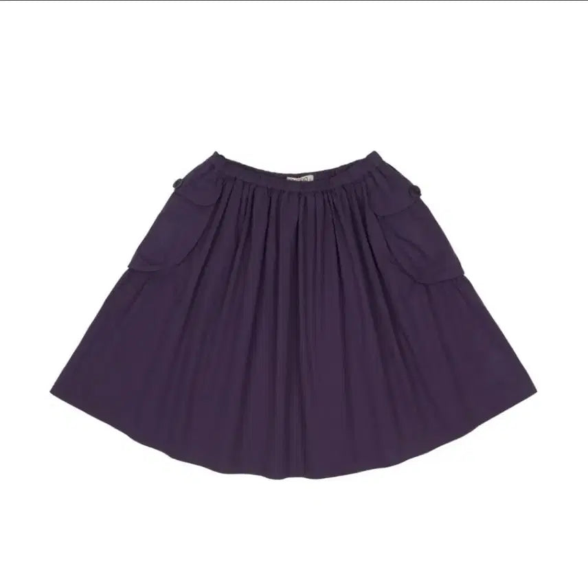 [BUNJANG] COYSEIO Big Pocket Shirring Skirt Purple / COYSEIO 코이세이오 빅포켓 셔링 스커트 퍼플