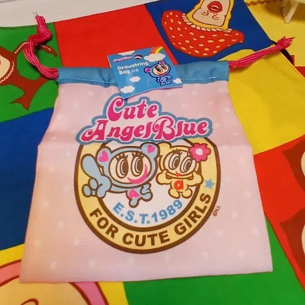 [BUNJANG] Cute Angel Blue Pouch / 큐트 엔젤 블루 파우치(일본직수입상품)