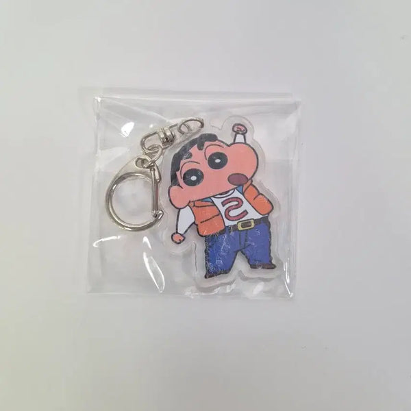 [BUNJANG] Crayon Shin-chan Vest Acrylic Keyring / 조끼 짱구 아크릴키링