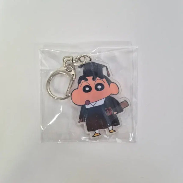 [BUNJANG] Graduation Crayon Shin-chan Acrylic Keyring / 졸업 짱구 아크릴 키링