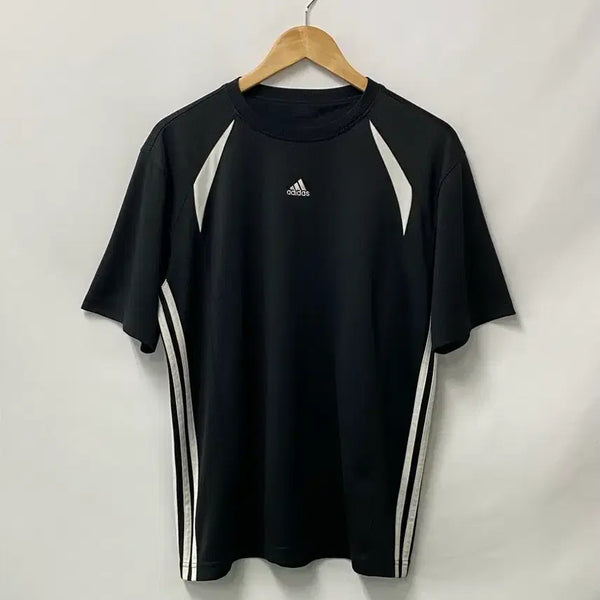 [BUNJANG] Adidas Three-Stripes T-Shirt Black XL / 76.아디다스 삼선 반팔 티셔츠 블랙105