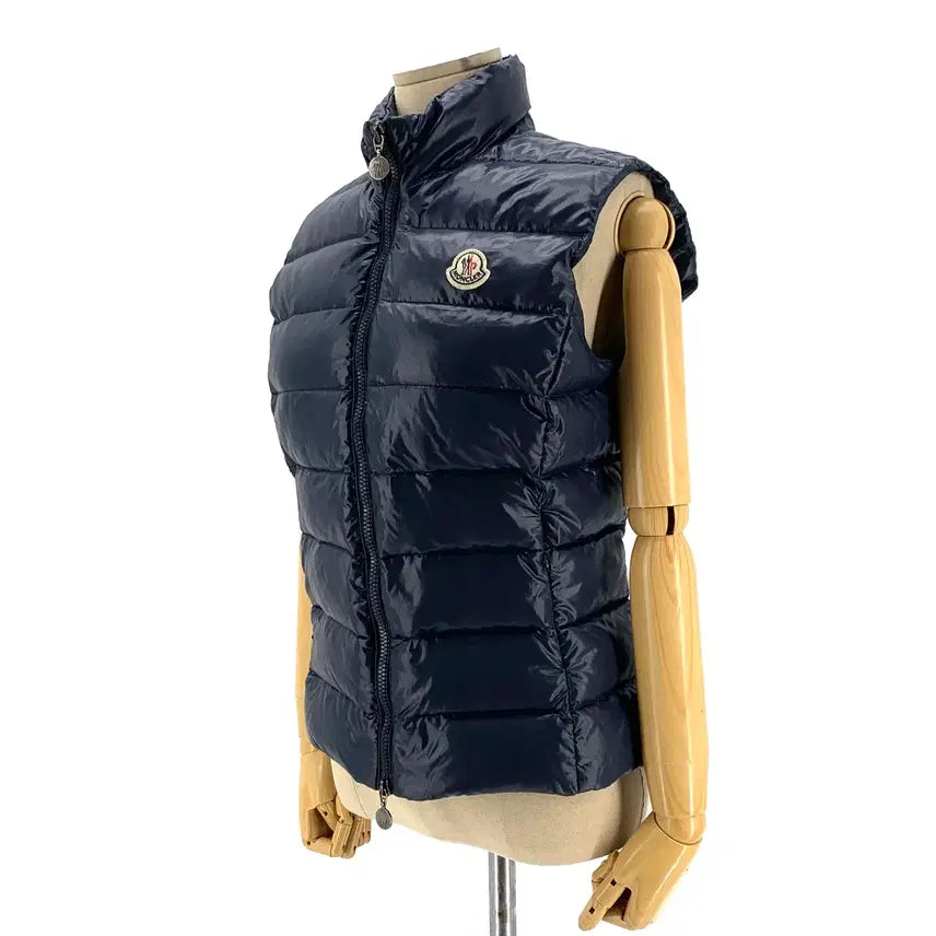 [BUNJANG] Moncler Women's Glossy Lightweight Vest Puffer Jacket / [당일출고] 몽클레르 몽클레어 여성 유광 조끼 패딩 패딩조끼