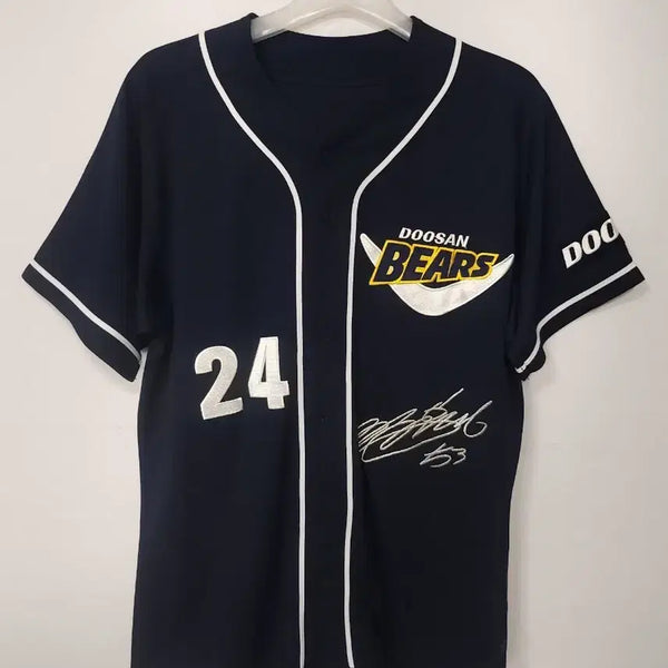 [BUNJANG] Doosan Bears Oh Jae-won #24 Marked Baseball Jersey XXL / 두산베어스 오재원 24번 마킹 유니폼 110 XXL 새제품급