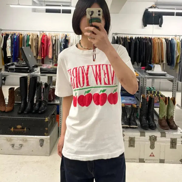 [BUNJANG] 90s Fruits of the Loom New York Graphic T-Shirt / 90's fruits of the loom NEW YORK t-shirts