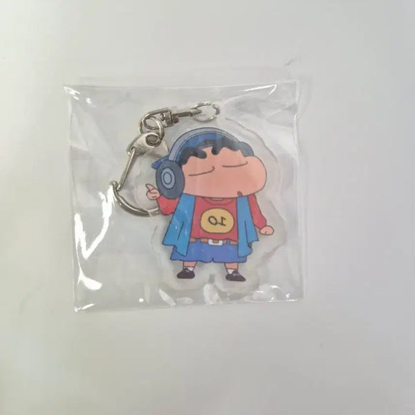 [BUNJANG] Shinchan Headset Acrylic Keyring / 헤드셋 짱구 아크릴키링
