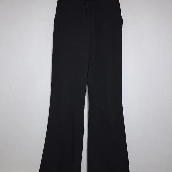 [BUNJANG] Black Wide Leg Cotton Pants (Size S) / 검정색 와이드 팬츠(S)