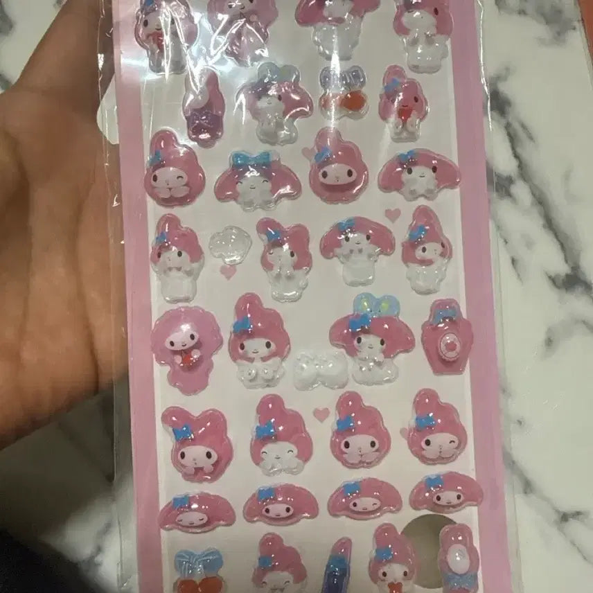 [BUNJANG] My Melody Sticker Pink / 마이멜로디 스티커 핑크