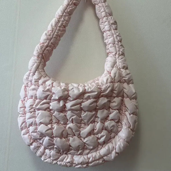 [BUNJANG] COS Quilted Shoulder Bag Pink / COS 퀼팅 숄더백 핑크