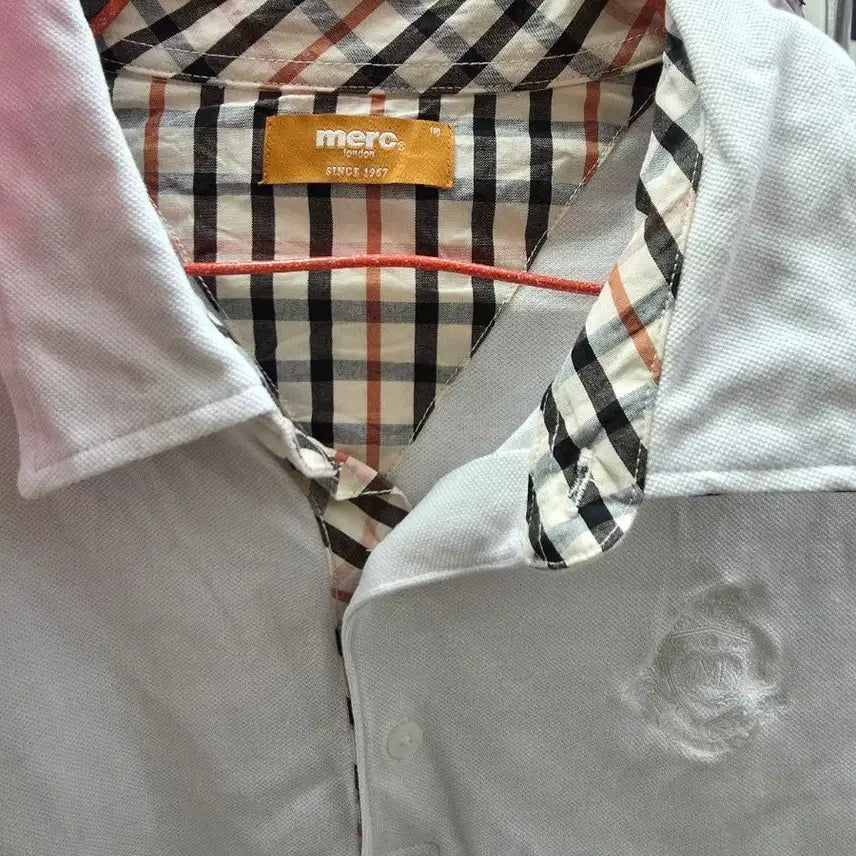 [BUNJANG] Merci London Polo Short Sleeve T-Shirt / 메르씨런던 폴로 반팔 카라티. 105