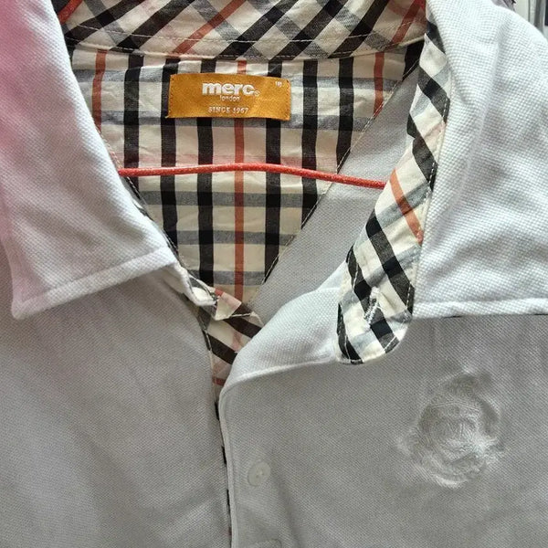 [BUNJANG] Merci London Polo Short Sleeve T-Shirt / 메르씨런던 폴로 반팔 카라티. 105