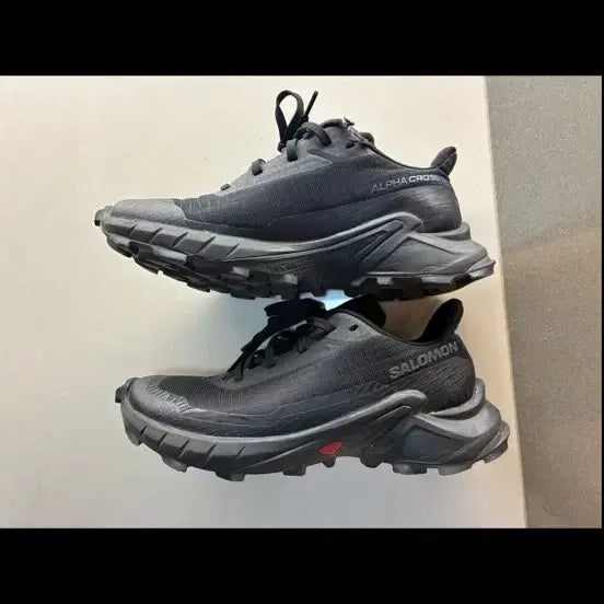 [BUNJANG] Salomon Alphacross Black Trekking Shoes / 살로몬 알파크로스 블랙 트레킹화