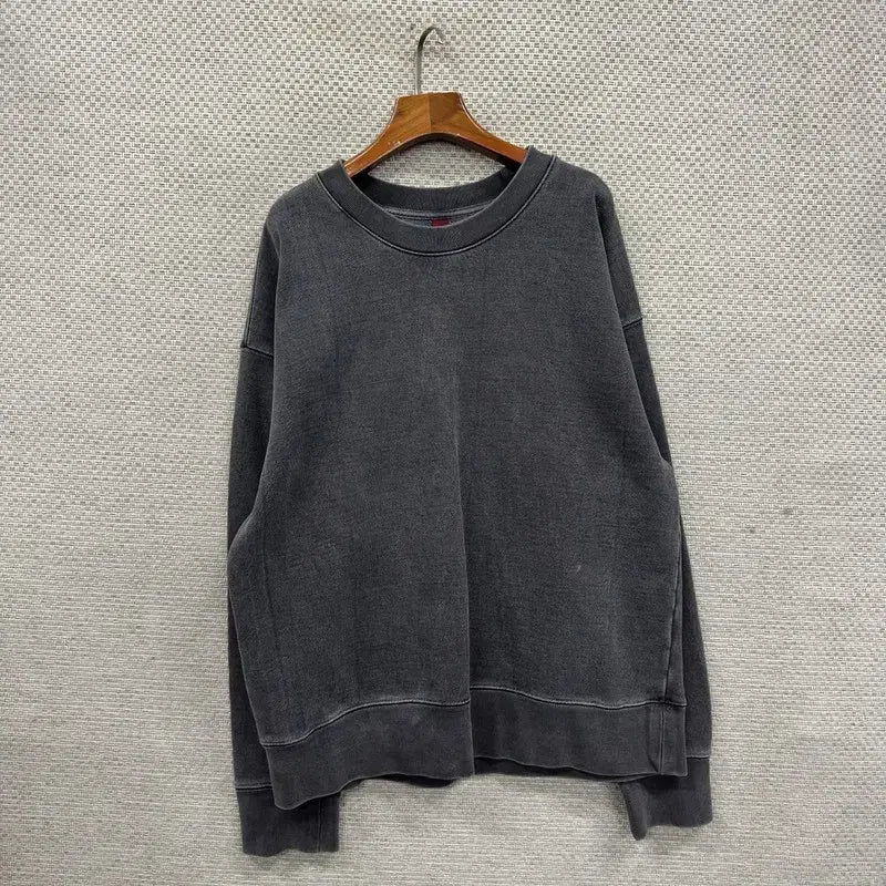 [BUNJANG] Attention로우 Pigment Sweatshirt Crewneck 1 / 어텐션로우 피그먼트 스웻셔츠 맨투맨 1 D02573