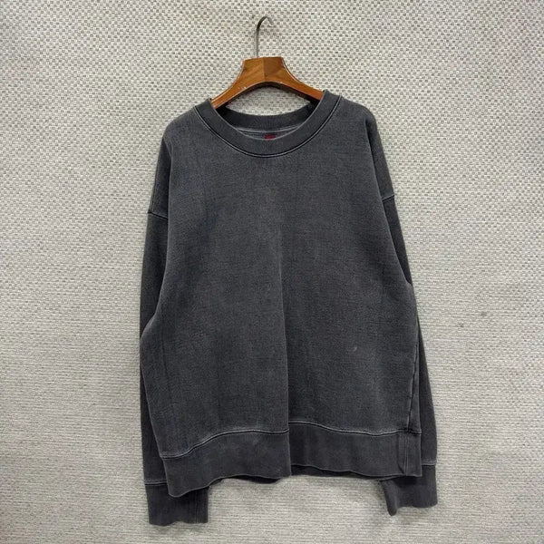 [BUNJANG] Attention로우 Pigment Sweatshirt Crewneck 1 / 어텐션로우 피그먼트 스웻셔츠 맨투맨 1 D02573