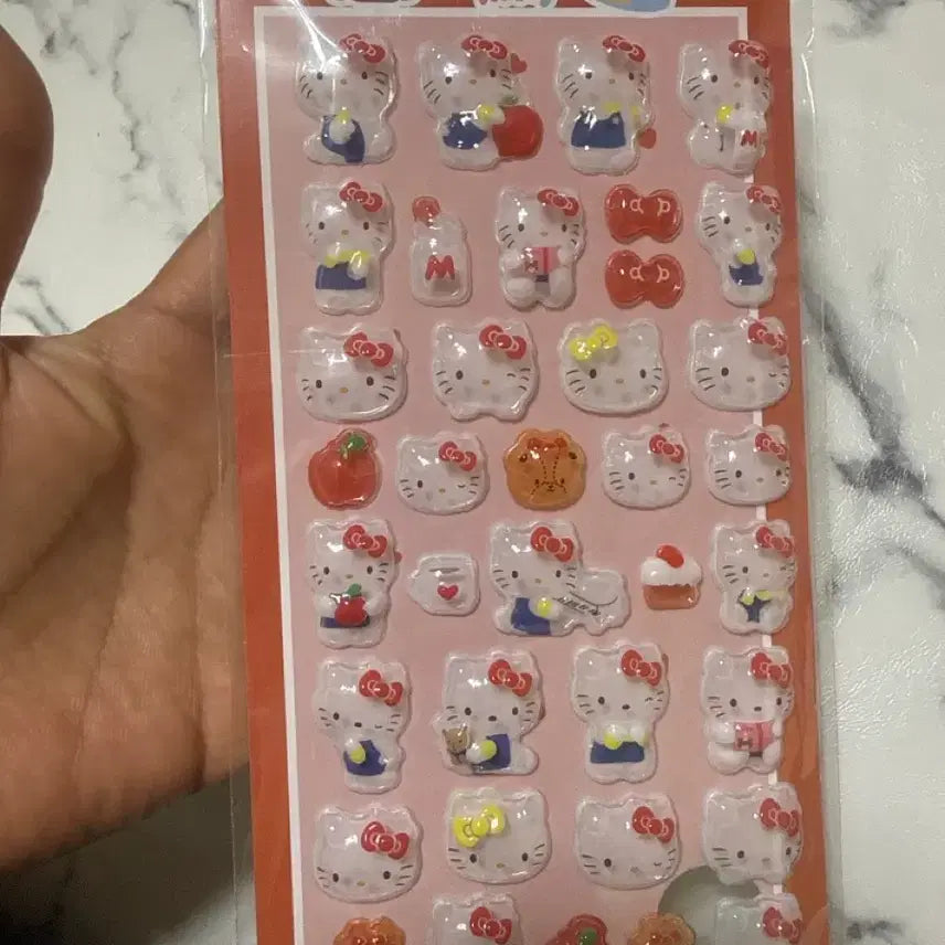 [BUNJANG] Hello Kitty 3D Stickers / 헬로키티 스티커 3D 입체 스티커